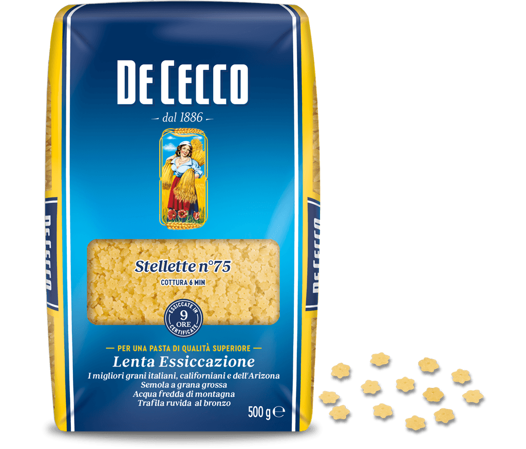 De Cecco Stellette No.75 500g - Out of Date